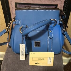 Dooney & Bourke Bright Blue Satchel